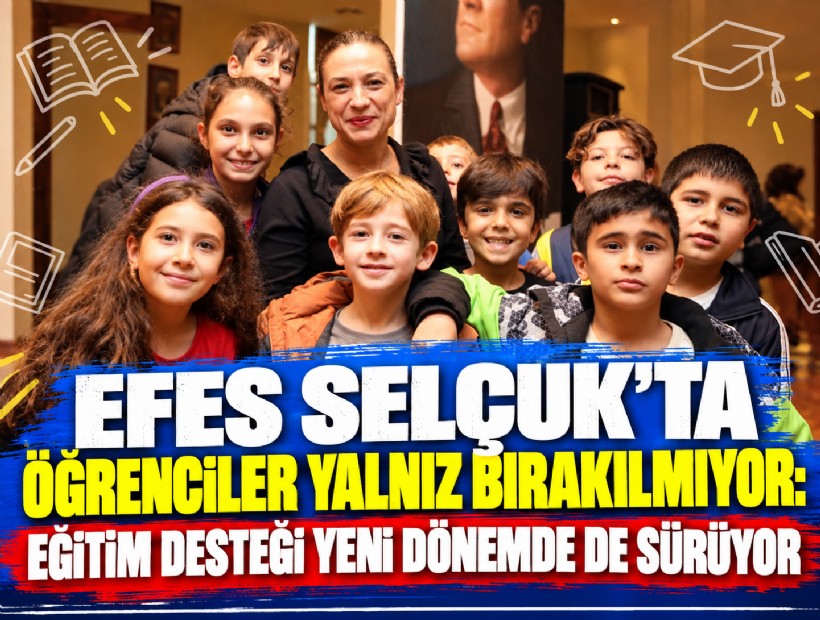 Efes Selçuk’ta öğrenciler yalnız bırakılmıyor: Eğitim desteği yeni dönemde de sürüyor