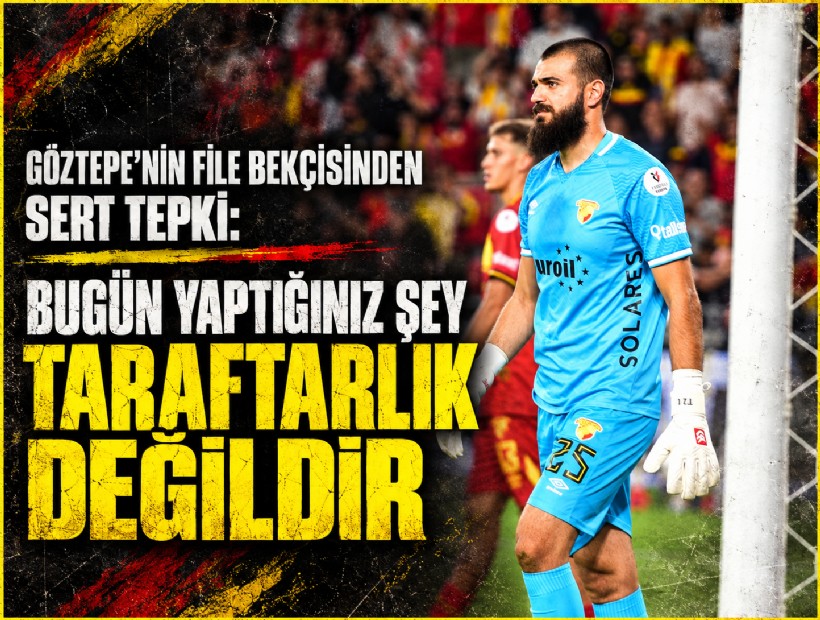 Göztepe’nin file bekçisi Luka Gugeshashvili'den tepki: Bugün yaptığınız şey taraftarlık değildir
