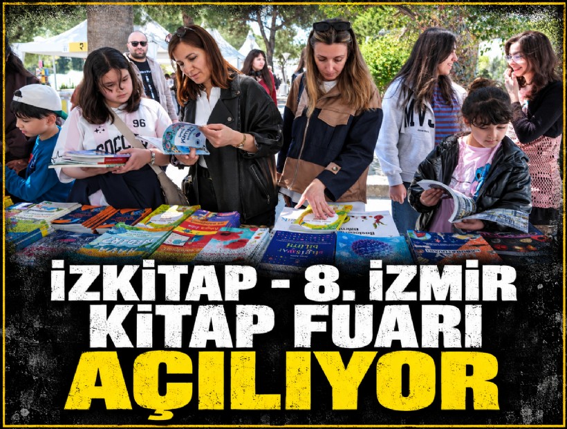 İZKİTAP - 8. İzmir Kitap Fuarı açılıyor