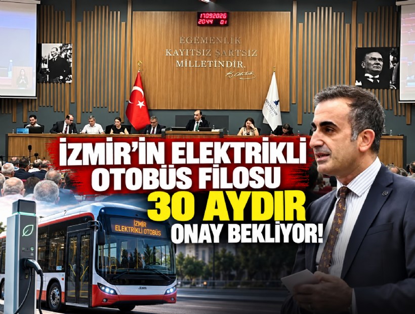 İzmir’in elektrikli otobüs filosu 30 aydır onay bekliyor!