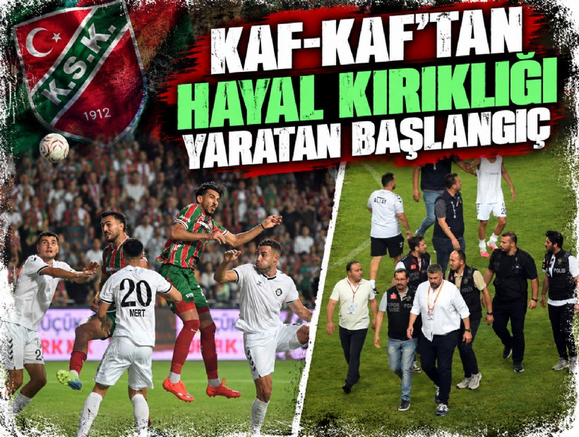 Karşıyaka'dan hayal kırıklığı yaratan sezon başlangıcı
