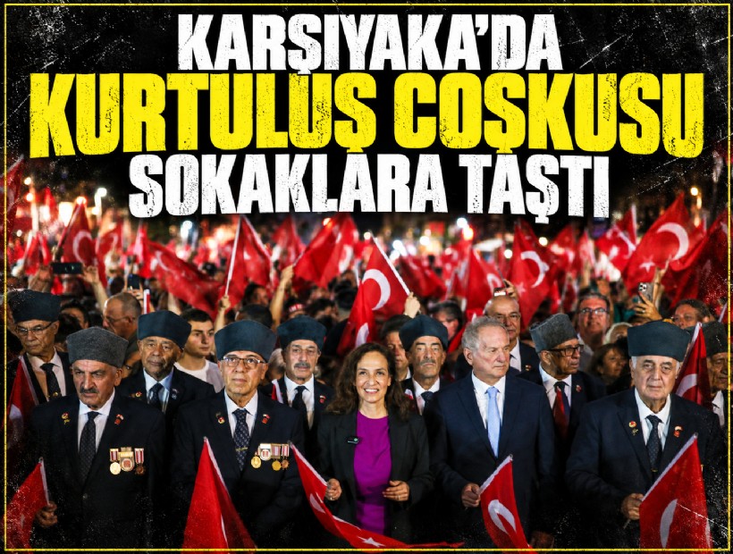 Karşıyaka’da kurtuluş coşkusu sokaklara taştı