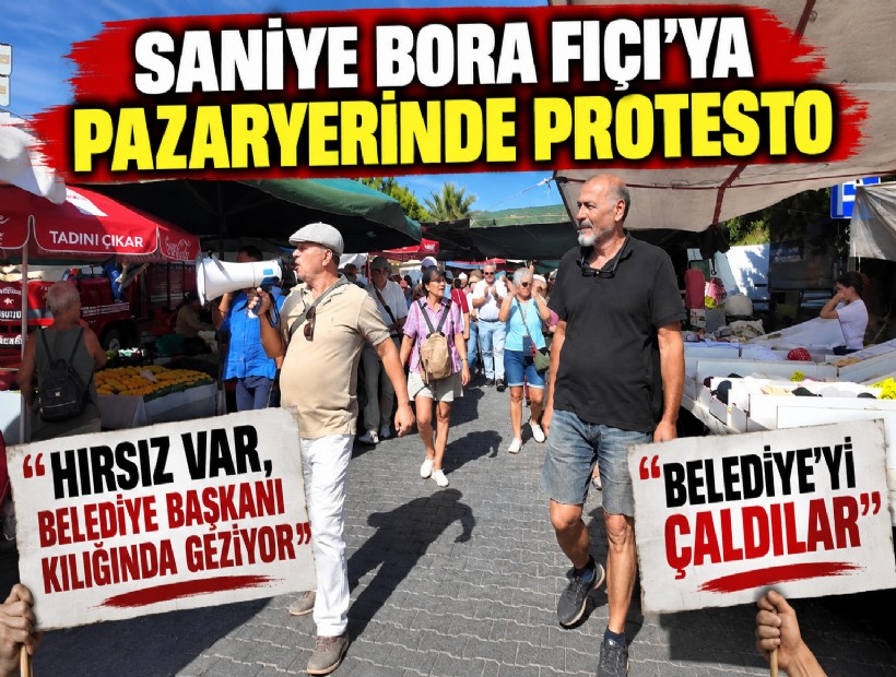 Saniye Bora Fıçı'ya pazaryerinde protesto