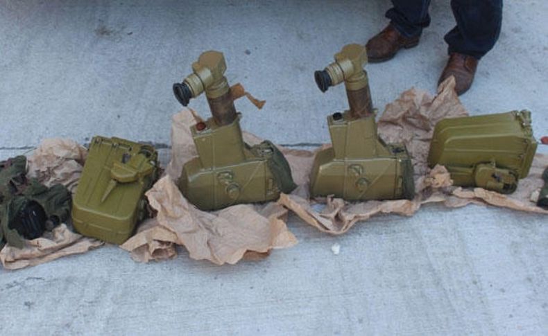 'Bebek bezi var' dediler 'antitank' füzesi çıktı