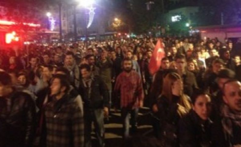 AK Partililer ile protestocular arasında gerginlik