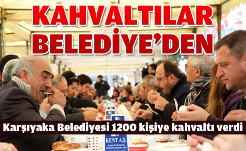 1200 kişi Karşıyaka sofrasında buluştu