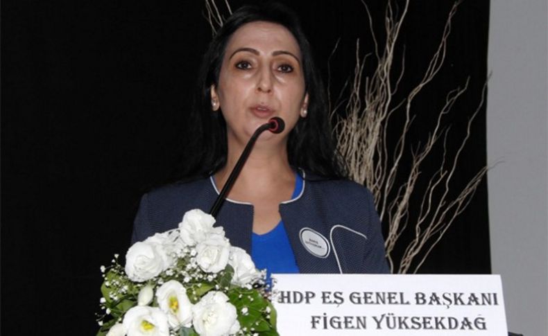 HDP'li Yüksekdağ İzmir'de katıldığı çalıştayda net konuştu