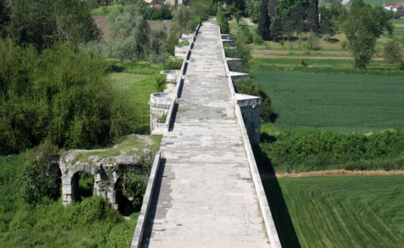 1500 yıllık Justinianus Köprüsü'nün saklı kalan eserleri günyüzüne çıkacak