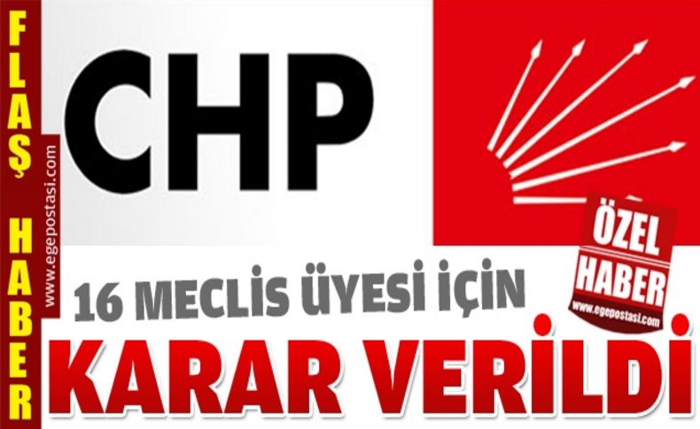 16 meclis üyesi için Disiplin kararını verdi