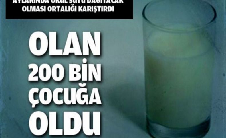 200 bin İzmirli çocuk 'Eldeki sütten' oldu