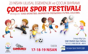 Çiğli “23 Nisan Çocuk Spor Festivaline” Hazır