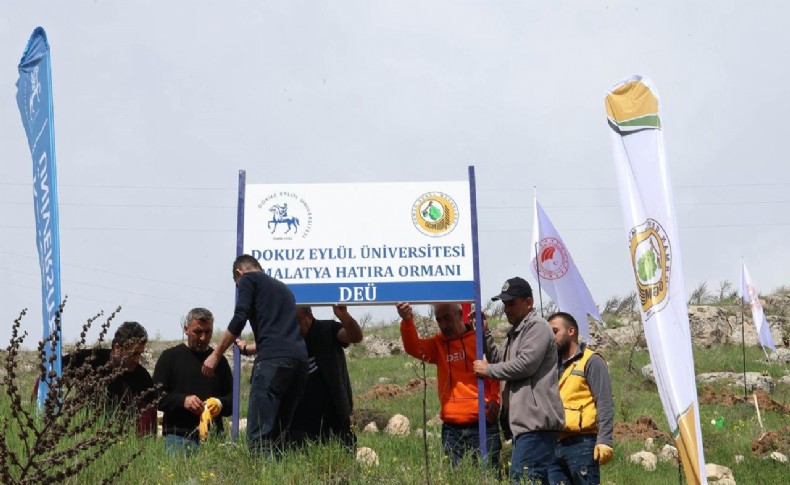 DEÜ Malatya'da 65 bin fidanı toprakla buluşturacak