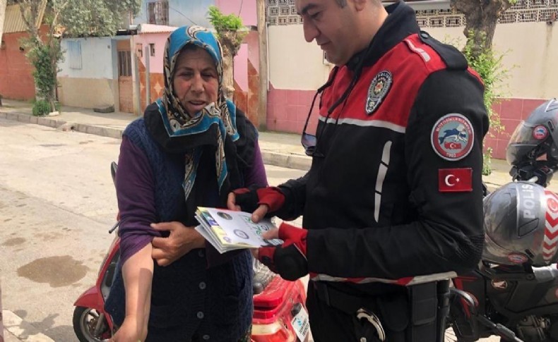 Ödemiş polisi, esnafı ve vatandaşları bilgilendirdi