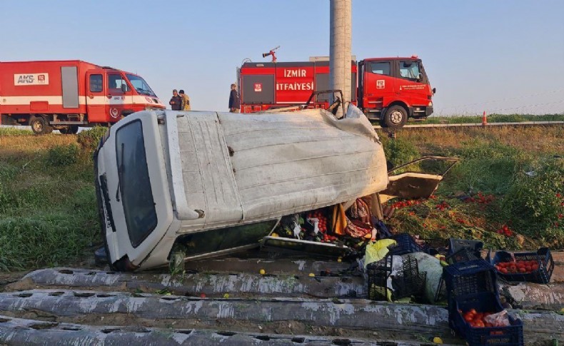 Tire’de feci kaza; 2 ölü, 1 yaralı