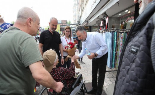 Başkan Sandal, sahaya indi: Bizim yolumuz aydınlık Türkiye’nin yolu