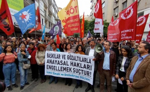 Gözaltılara İzmir’den tepki!