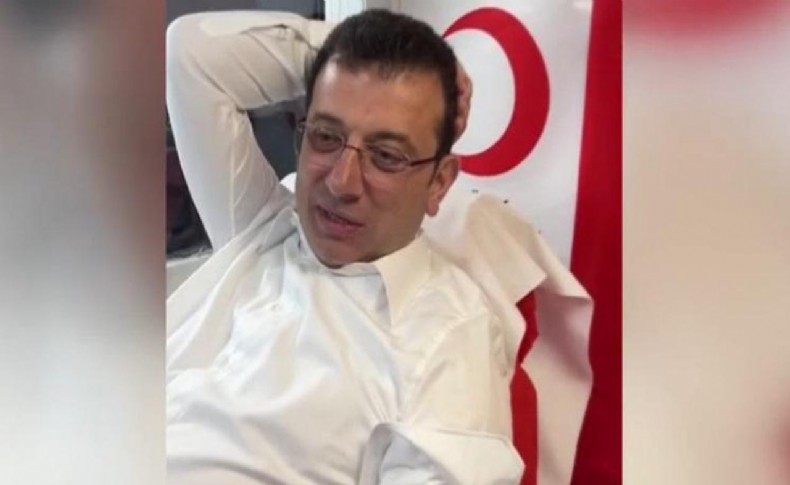 Ekrem İmamoğlu, Kızılay’a kan bağışında bulundu