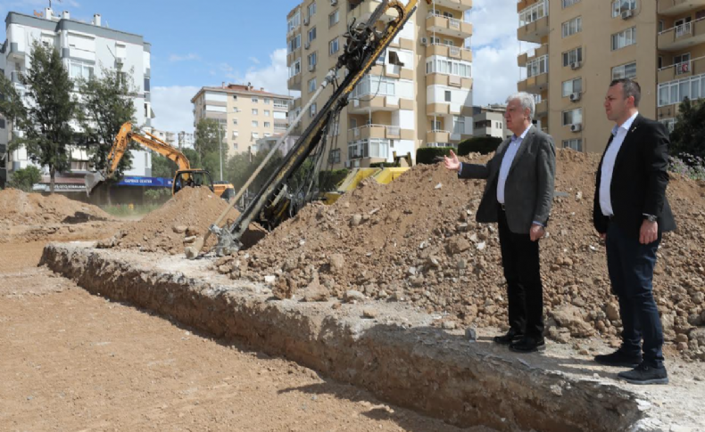 Narlıdere'de, 4’üncü anakolu ve Mandalin Kafe için hazırlıklar sürüyor