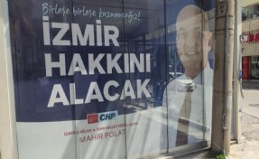 CHP Bornova'nın seçim ofisinde tepki çeken uygulama; Kılıçdaroğlu yok!