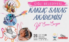 Çiğlili kursiyerlerden yıl sonu sergisi