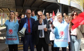 İzmir'de Sağlık çalışanlarından 'otopark' protestosu