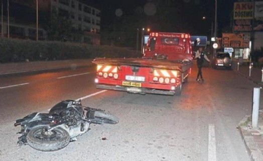 21 yaşındaki motosiklet sürücüsü kazada öldü
