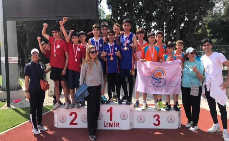 Bayraklılı atletizmciler yarı finalde