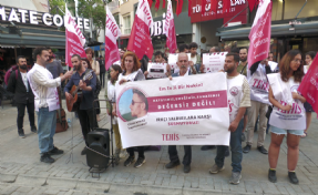 İzmir’de müzisyenler, Cihan Aymaz cinayetini protesto etti