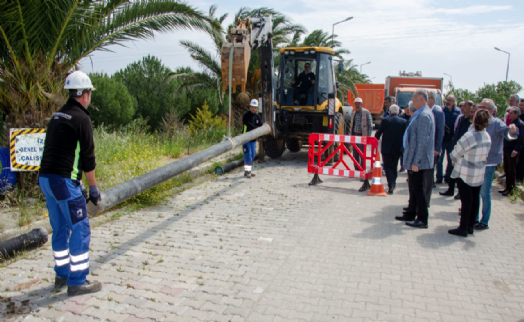 Karaburun’daki 2 bin 300 konutluk site İZSU abonesi oluyor