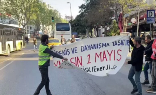 Taksim'de 1 Mayıs kutlamasına polis engeli: Gözaltılar var!