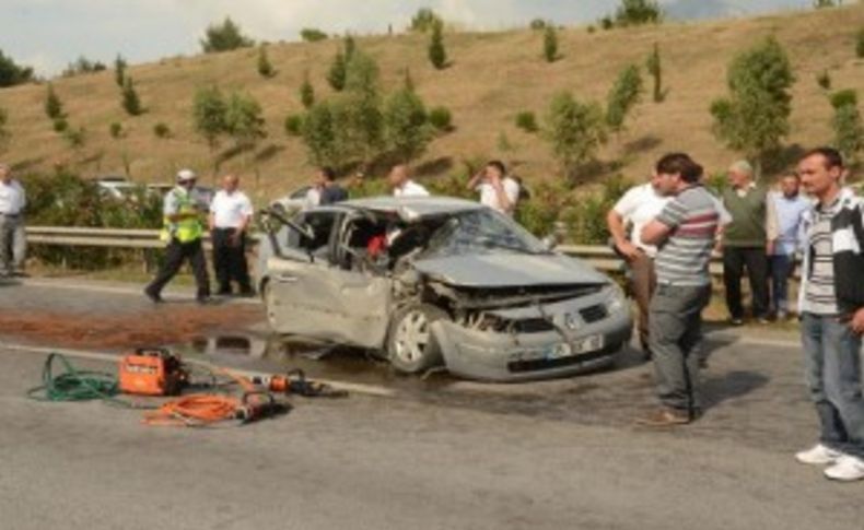 Taziye dönüşü kazada can verdi