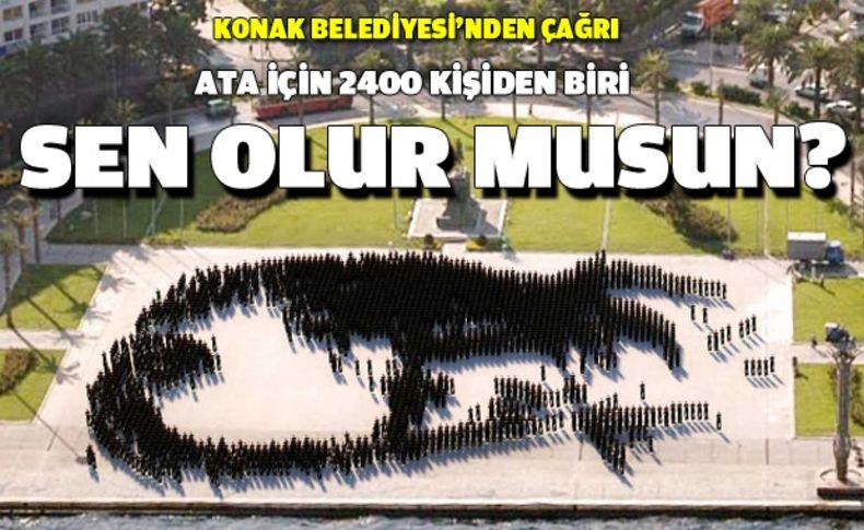 2 Bin 400 kişiden Atatürk fotoğrafı