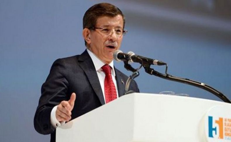 Davutoğlu teşekkür konuşması yaptı