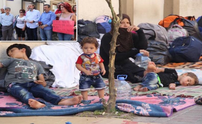 STK'lardan İzmir'deki Suriyeliler için 'Fuarı açın' çağrısı
