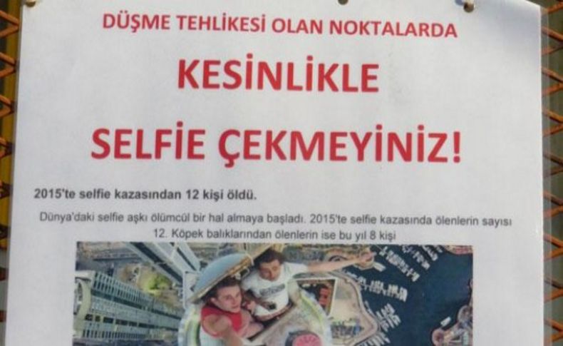 Körfez Geçiş Köprüsü inşaatında ilginç tabela