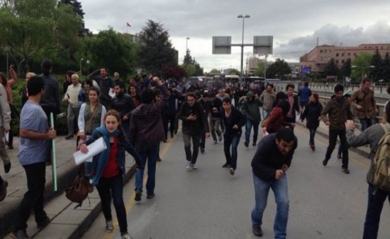 TBMM Başkanı'nı protestoya sert müdahale