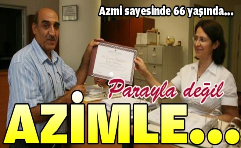 66 yaşında büyük başarıya imza attı