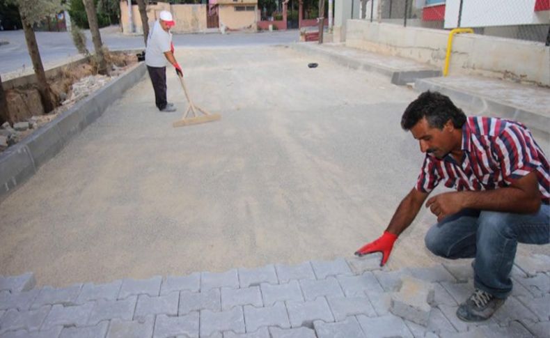 7 yılda 436 bin metrekare kilit parke döşendi