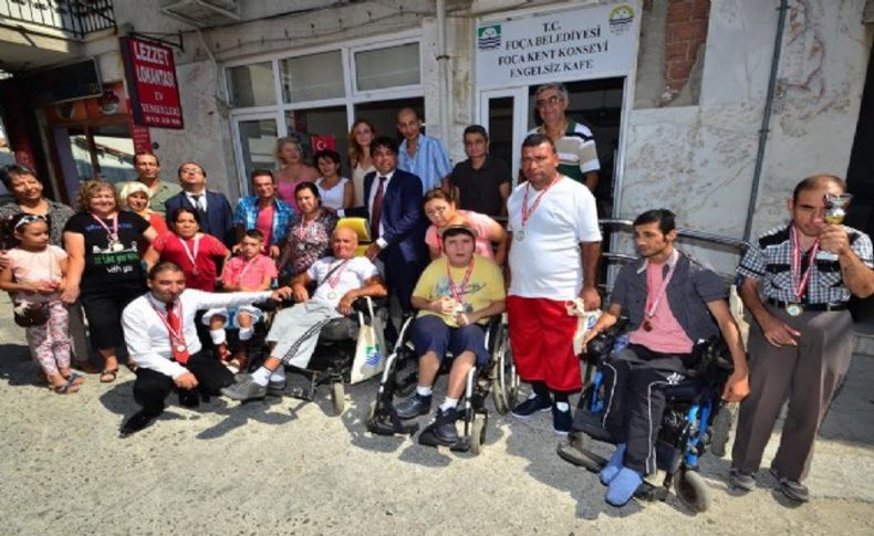 Boccia turnuvasında Foça rüzgarı