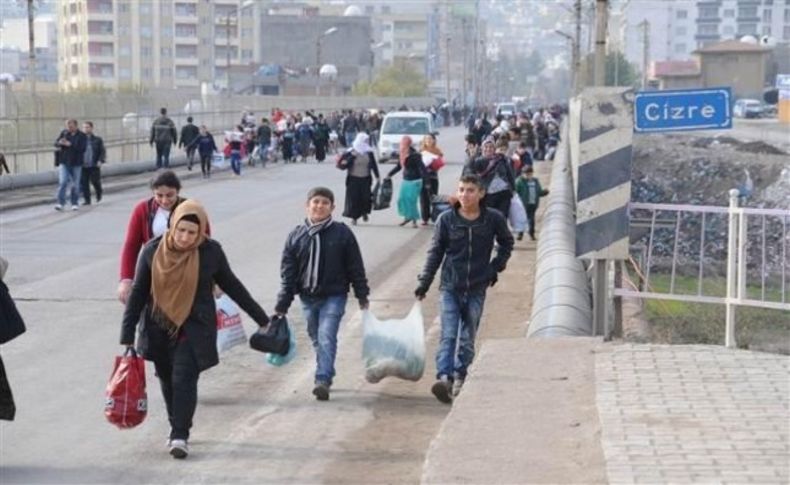 Cizre ve Silopi'den göç edenler nereye gidiyor'