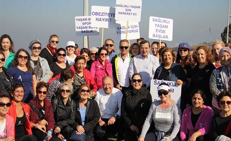 Narlıdere’de 'Obeziteye Hayır' yürüyüşü