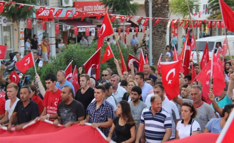 Urla tek yürek olarak teröre hayır dedi