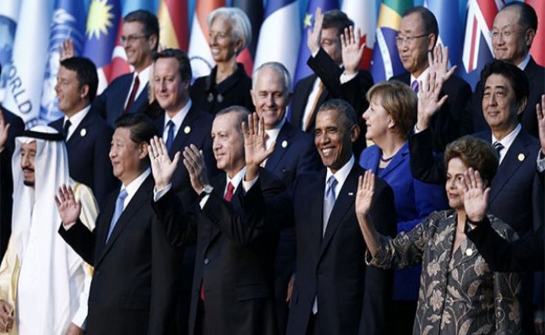 G-20'de liderler aile fotoğrafında bir araya geldi