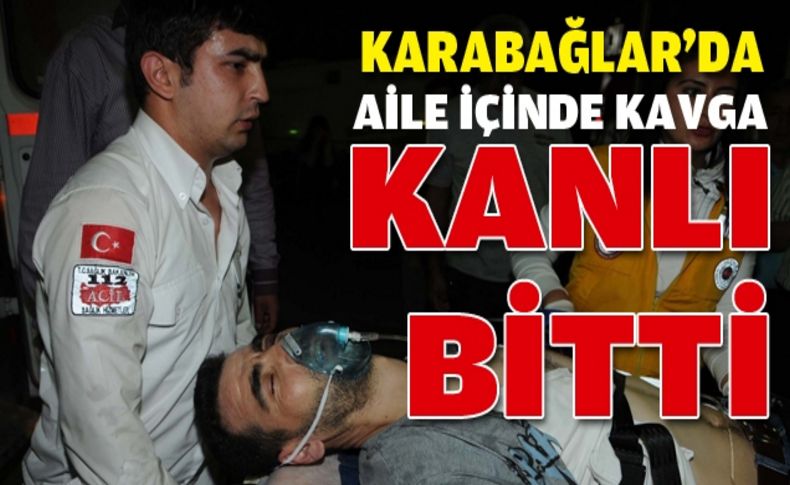 Aile içi kavga kanlı bitti:Dayısı tarafından bıçaklandı