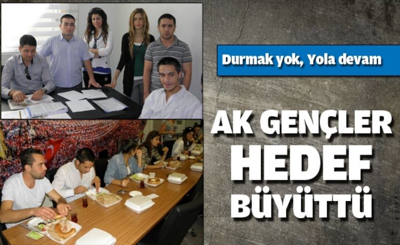 Ak gençler hedef büyüttü