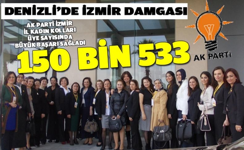 Ak Kadınlar 150 bini geçti