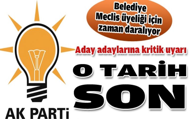 AK Parti’den 1 Aralık uyarısı!