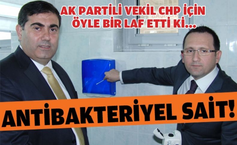 AK Partili Sait Antibakteriyel sıvı tanıttı