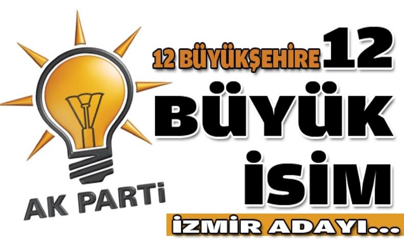 AK Parti'nin 12 büyükşehir adayı kesinleşti