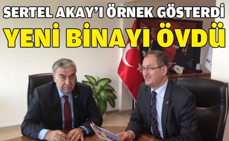 Akay TGF Başkanı Sertel'i ağırladı